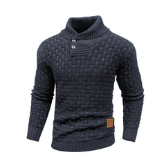 Men’s Winter Knitted Crew Neck Pullover