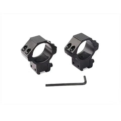 2PCS Scope Mount Rings — 25.4/30mm for 11mm & 20mm Dovetail/Picatinny + Flashlight Mount