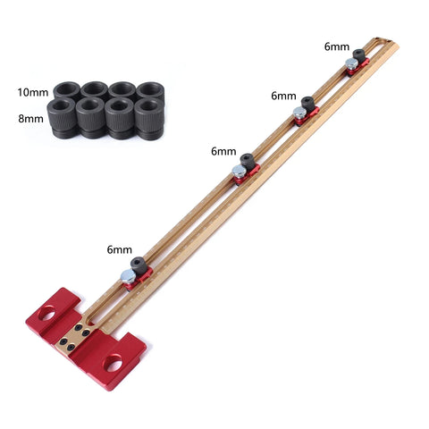 4-in-1 Precision Drilling & Marking T-Ruler Jig