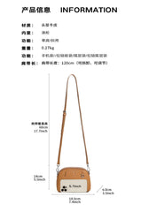 Genuine Leather Women’s Small Crossbody Shoulder Bag