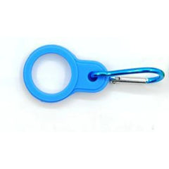 Outdoor Water Bottle Holder with Rubber Buckle & Carabiner Clip