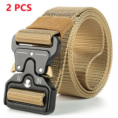 Unisex Tactical Nylon Belt with Quick Release Buckle