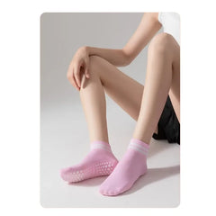5 Pairs Women’s Non-Slip Grip Socks – Yoga & Pilates