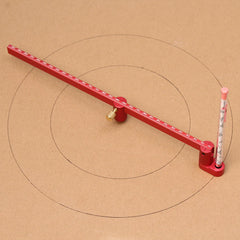 Aluminum Scribing Gauge & Center Finder – 32cm Woodworking Circle Ruler