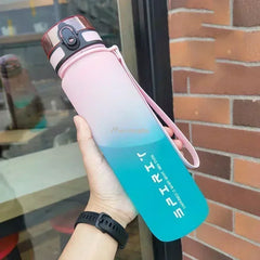 0.5/1L Sports Water Bottle – Leak-Proof Portable Gym Bottle