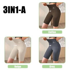 Women’s High Waist Sports Shorts – M to XL