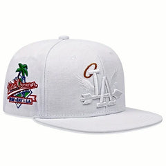 Unisex LA Embroidery Baseball Cap – Adjustable Snapback Hat