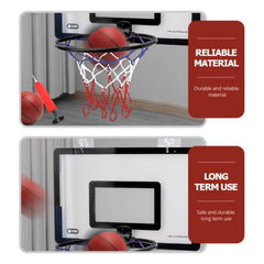 Adjustable Kids Indoor Basketball Hoop – Wall-Mounted Safe Play Set