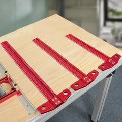 Precision Aluminum T-Ruler – Woodworking Marking & Scribing Gauge