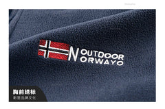 Maxbarley Men’s Winter Fleece Sportswear Set – Warm Retro Jacket & Pants Tracksuit