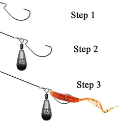 10PCS Fishing Weights Sinker Set – Water Drop Tackle Accessories 3.5g–20g