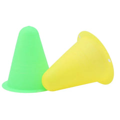 10PCS Training Cones Set – Soft Sports Marker for Soccer, Skating, and Fitness Drills