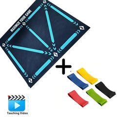 90cm Foldable Football Dribble Training Mat – Kids & Adults