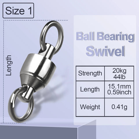 FishTrip Ball Bearing Fishing Swivels