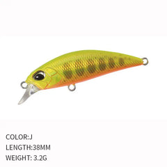 38mm Mini Sinking Minnow Fishing Lure