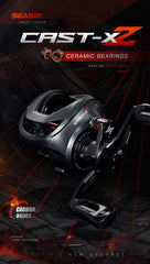 SEASIR Cast X2 7.3:1 Baitcasting Reel – Hybrid Ceramic Bearings & N52 Magnetic Brake