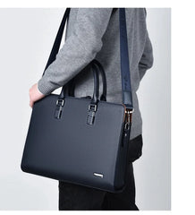 MOTAORA Genuine Leather Laptop Briefcase (14–15.6")