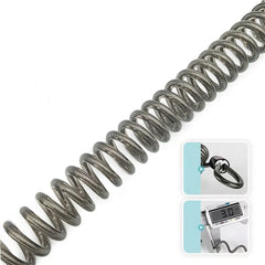 Elastic Coil Fishing Safety Lanyard – Lockable Heavy-Duty Stretch Rope