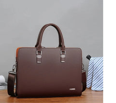 MOTAORA Genuine Leather Laptop Briefcase (14–15.6")