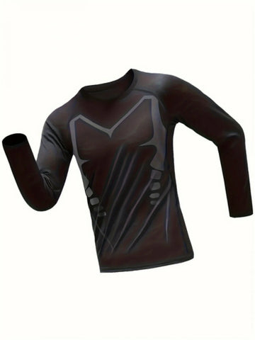 Men’s Quick-Dry Fitness Long-Sleeve Top
