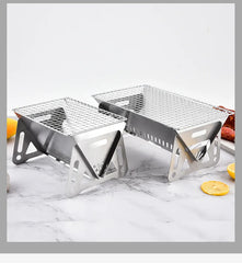 Stainless Steel Portable Camping Grill Set