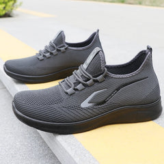 Men’s Lightweight Knitted Running Shoes – Breathable & Non-Slip Sports Sneakers