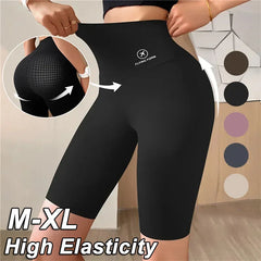 Women’s High Waist Sports Shorts – M to XL
