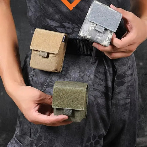 Tactical Mini Cigarette & EDC Pouch – MOLLE Small Tool Organizer Bag