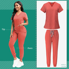 Unisex Medical Scrubs Set – High-Quality SPA, Clinic, and Veterinary Work Uniform