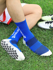 4 Pairs FS Mid-Tube Football Socks – Non-Slip & Breathable