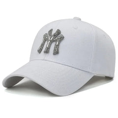 Women’s Rhinestone Baseball Cap – Fashion Casual Sunshade Hat