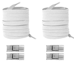 Elastic No-Tie Shoelaces with Press Lock