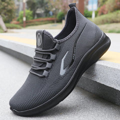 Men’s Lightweight Knitted Running Shoes – Breathable & Non-Slip Sports Sneakers