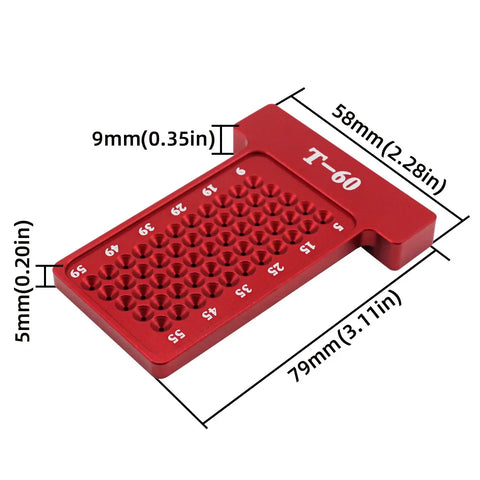 Precision Aluminum T-Ruler – Woodworking Marking & Scribing Gauge