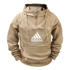 Men’s Autumn/Winter Hooded Sweatshirt – Fashionable, Warm & Casual Sports Pullover