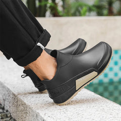 Unisex Short Tube Waterproof Rain Boots – Non-Slip Slip-On Outdoor Rubber Shoes