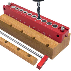 3–12mm Vertical Pocket Hole Jig – Self-Centering Drill Guide