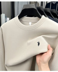 Luxury Men’s Autumn Long Sleeve Embroidered Sweatshirt