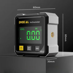 360° Digital Angle Gauge & Magnetic Level