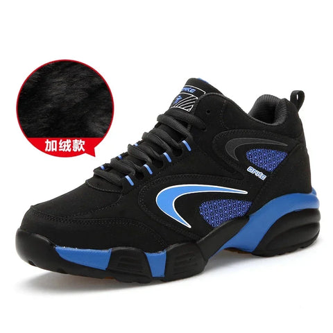 Men’s Winter Snow Shoes – Warm Leather Non-Slip Sneakers