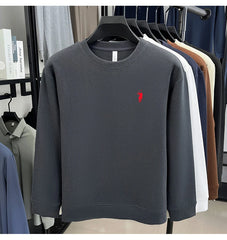 Luxury Men’s Autumn Long Sleeve Embroidered Sweatshirt