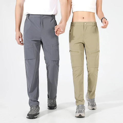 Unisex Quick-Dry Outdoor Hiking Pants – Waterproof & Breathable