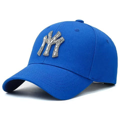 Women’s Rhinestone Baseball Cap – Fashion Casual Sunshade Hat