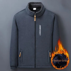 Men’s Winter Fleece Jacket – Thick Warm Windproof Outdoor Coat