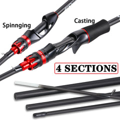 2.1m Ultralight Carbon Spinning/Casting Rod