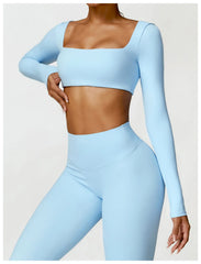 Women’s Quick-Dry Square Neck Gym Top