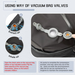 Expandable Vacuum Travel Backpack – Large Capacity Laptop & Business Bag for Men/Wome