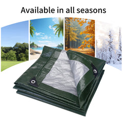 Large Waterproof Camping Tarp – Outdoor Rain Cover & Sun Shelter Canopy