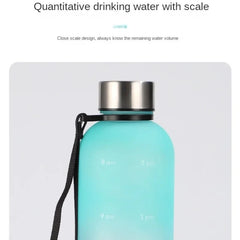 1L Motivational Sports Water Bottle – Portable & Reusable