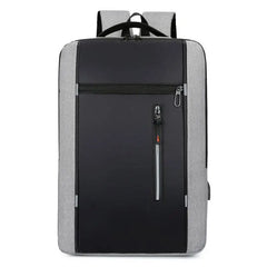 Men’s Waterproof Business Laptop Backpack with USB Port – 15.6 Inch
